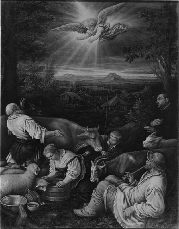  84-Leandro Dal Ponte, detto Bassano-L'annuncio a ipastori - Padova, Musei Civici agli Eremitani 